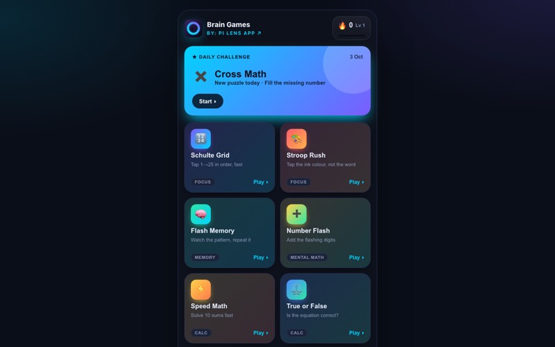 Brain Games screenshot